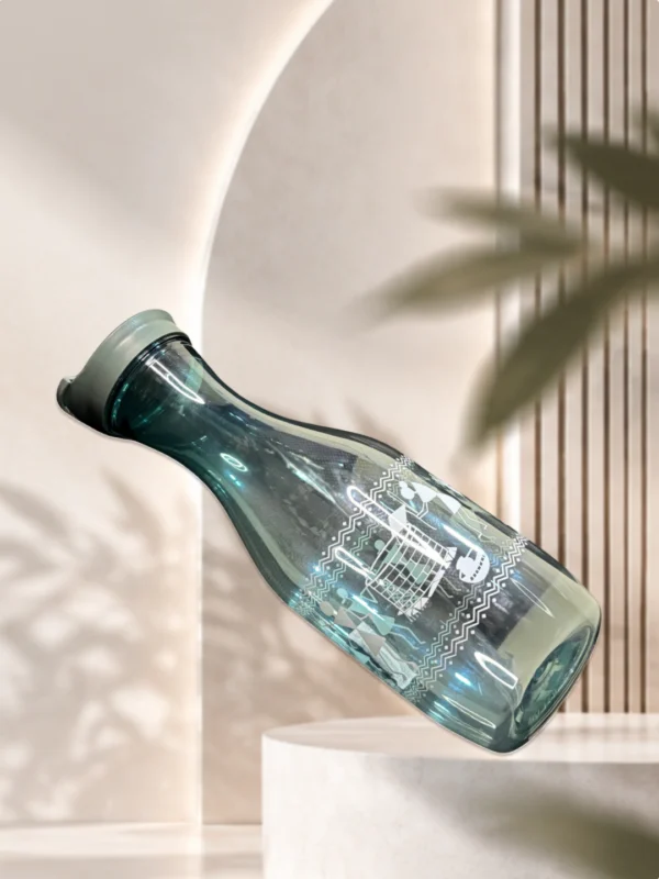 Teal Printed Bottle - Image 3