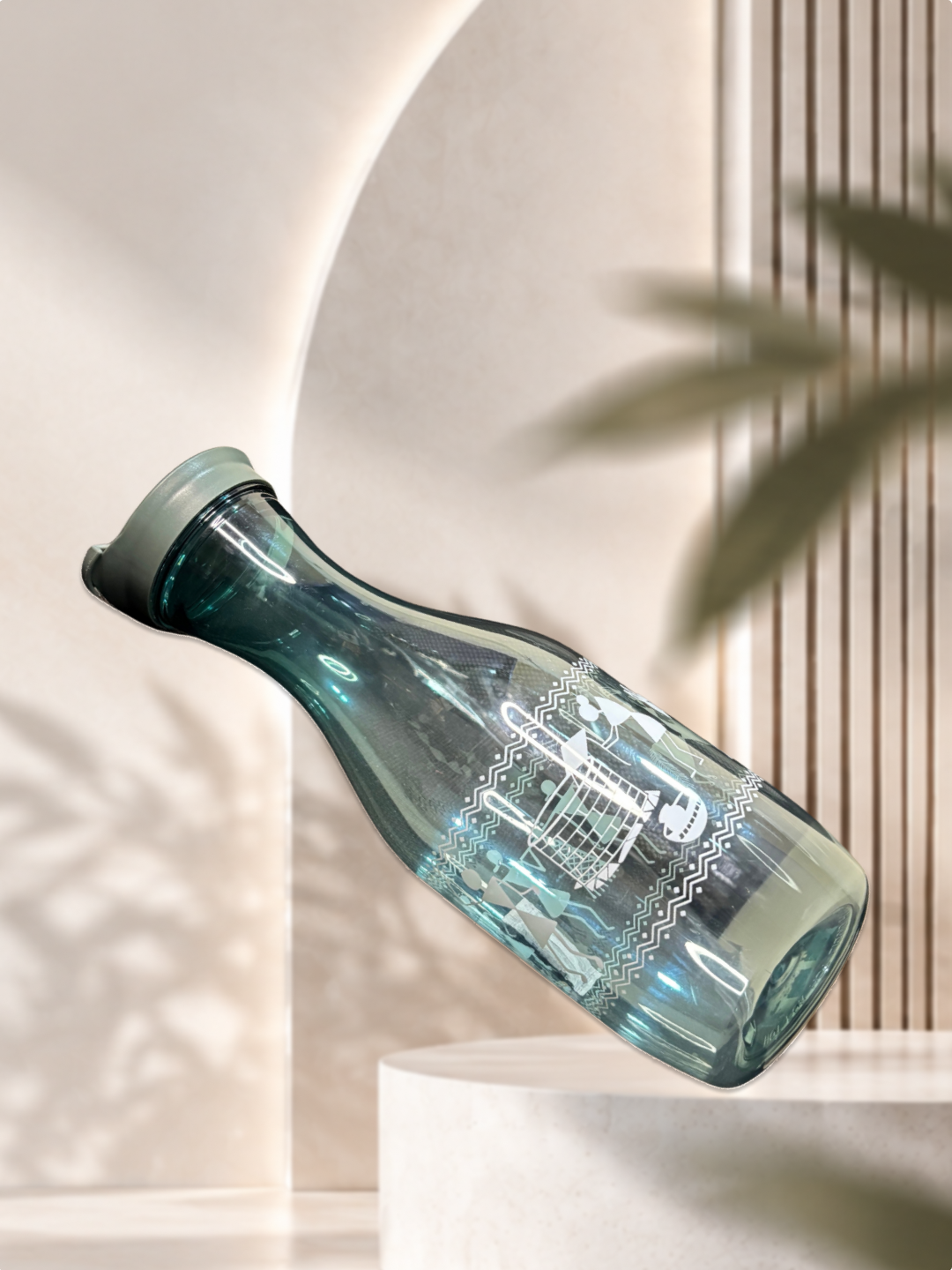 Teal Printed Bottle - Image 3