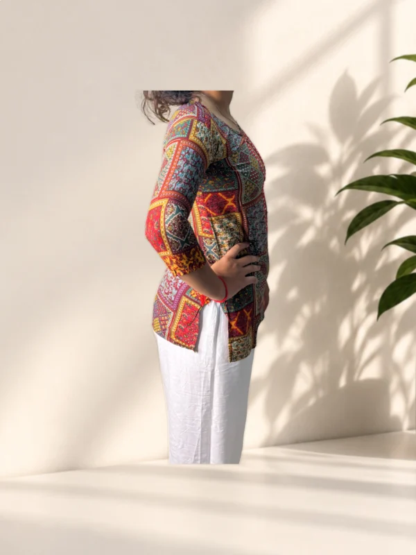Multicolor Printed Kurti - Image 2