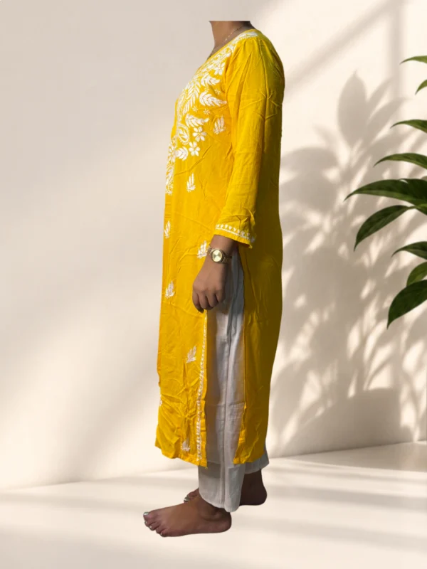 Yellow Printed Suit - Image 3