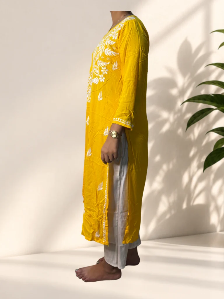 Yellow Printed Suit
