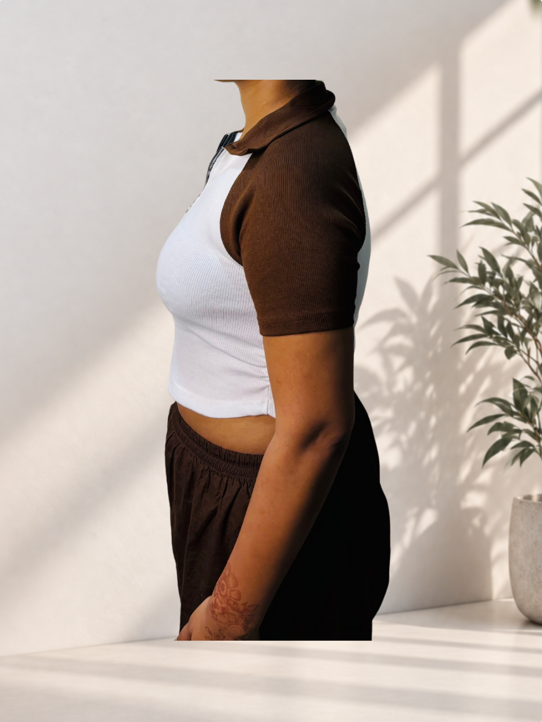 Brown Polo T-Shirt - Image 2