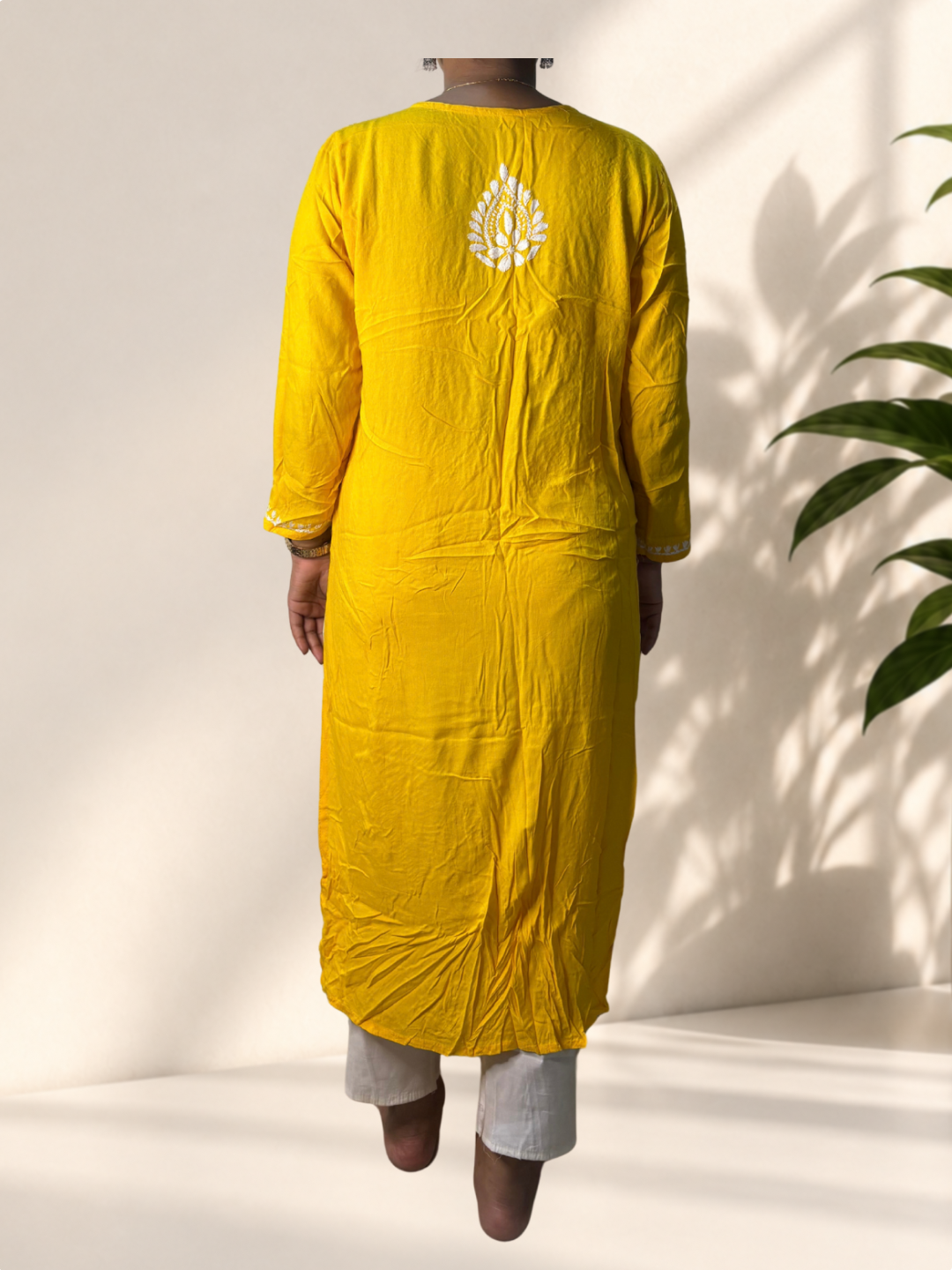Yellow Printed Suit - Image 2