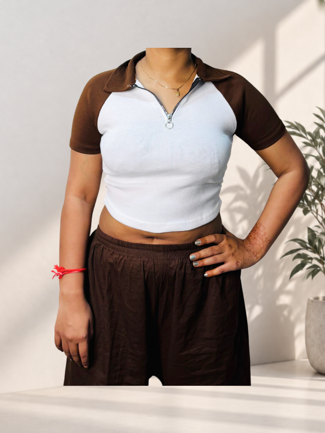 Brown Polo T-Shirt - Image 1