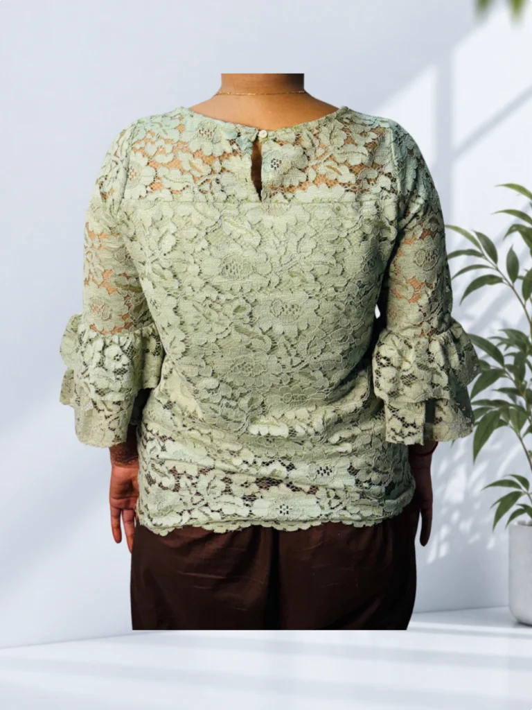 Mint Green Lace Top 1