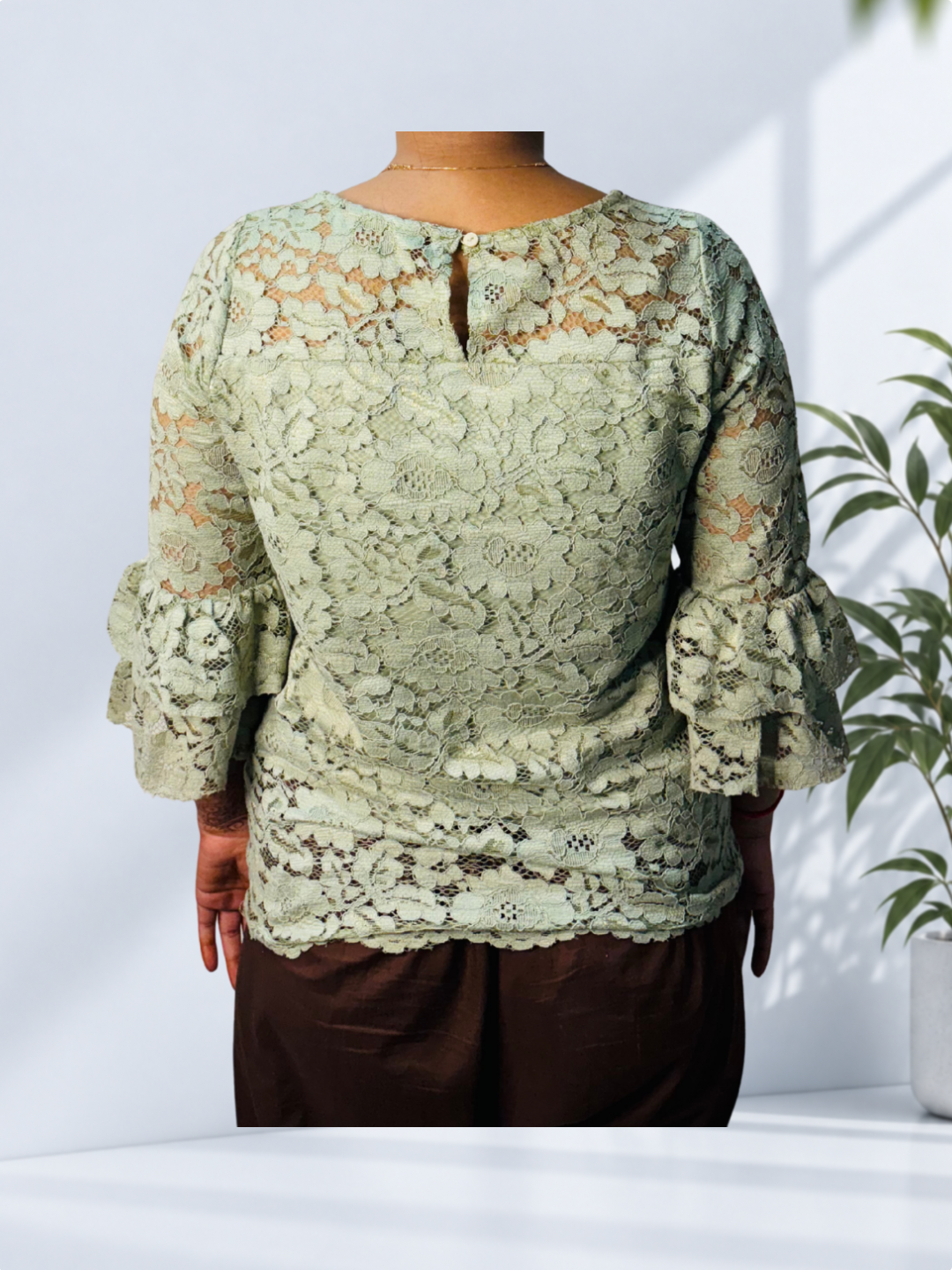 Mint Green Lace Top 1 - Image 4