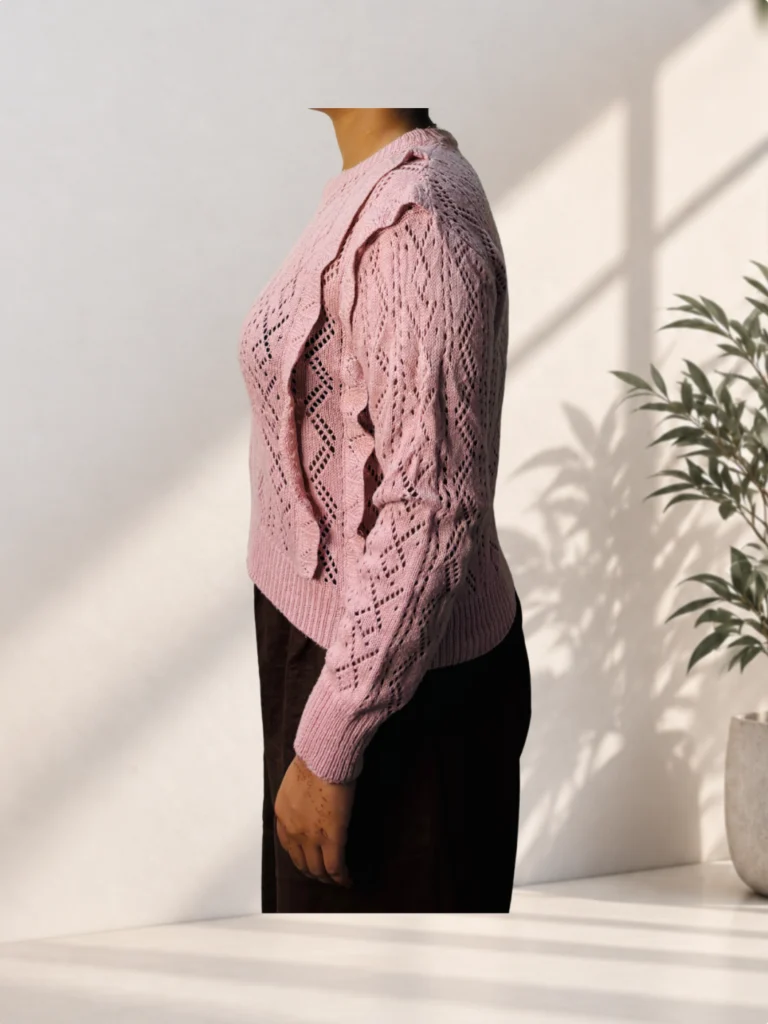 Pink Knit Top