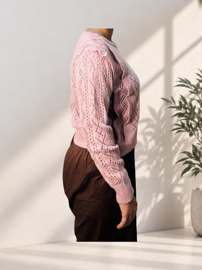 Pink Knit Top