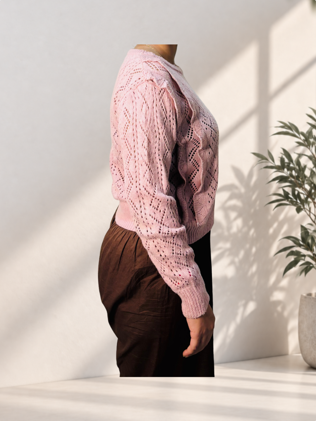 Pink Knit Top - Image 2