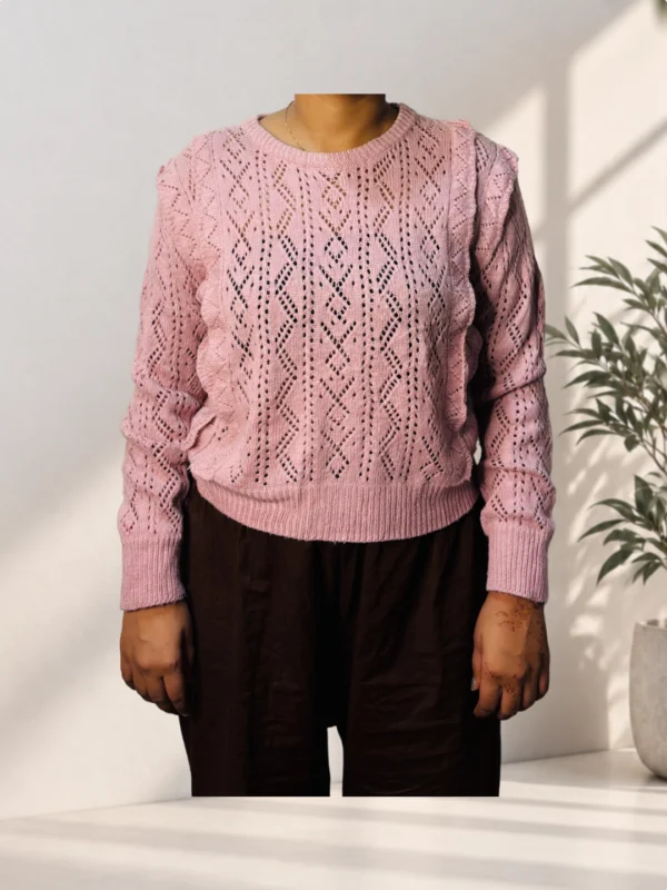 Pink Knit Top - Image 1