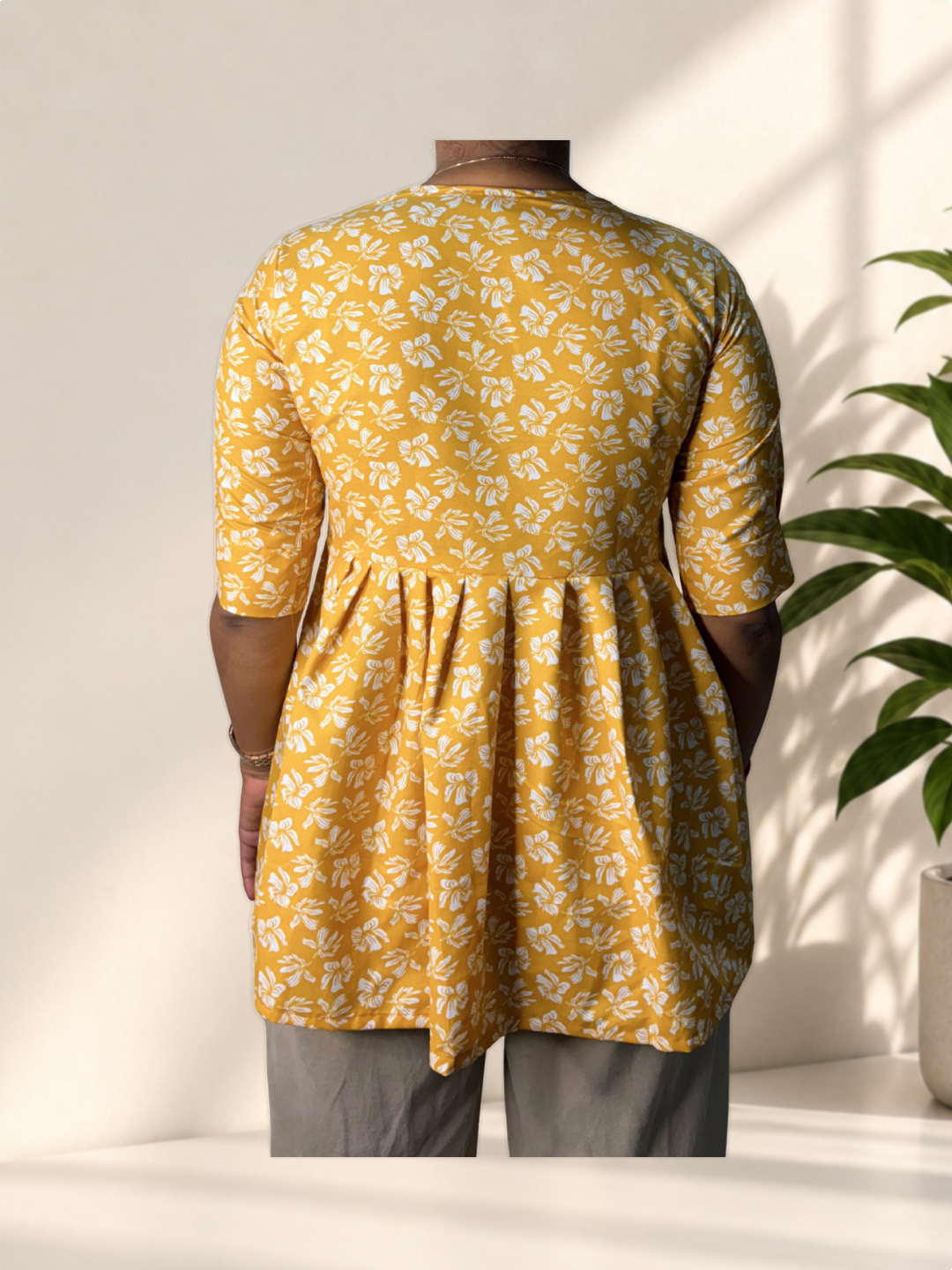 Printed Cotton Kurti - Image 4