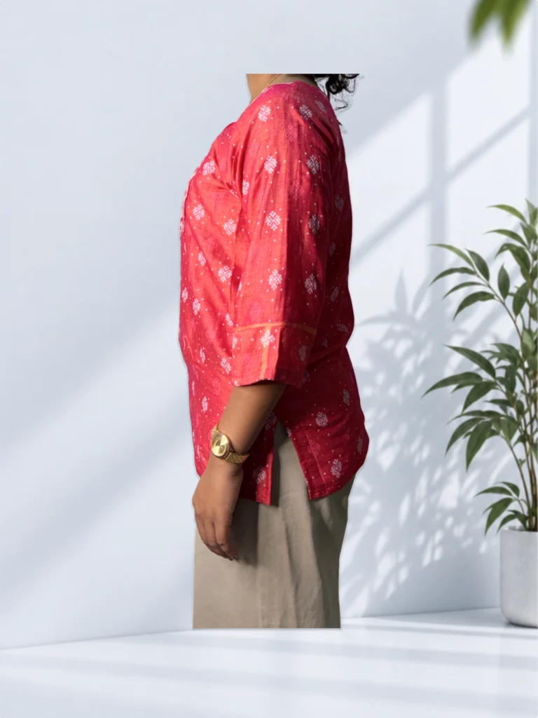 Pink Printed Kurti