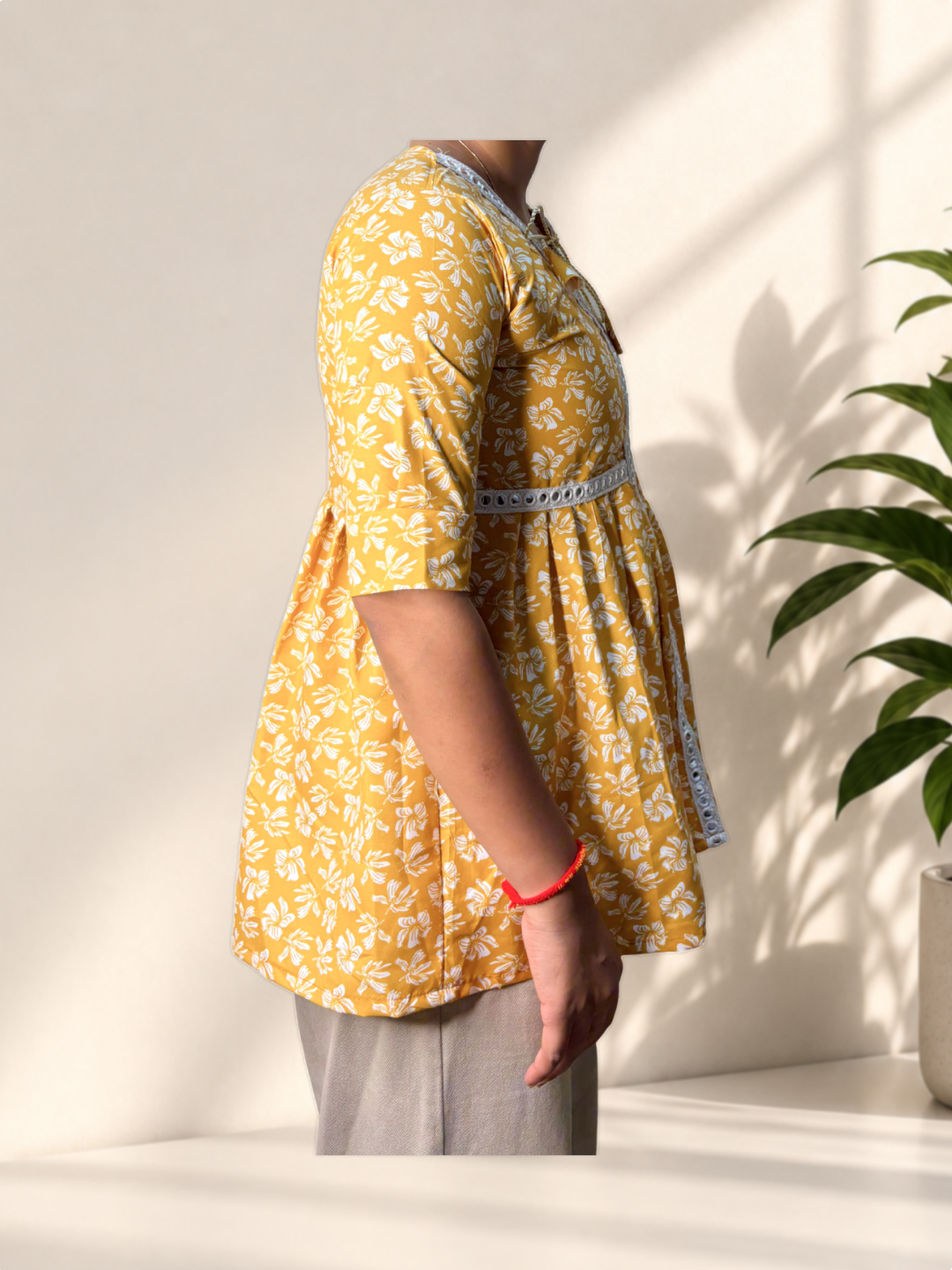 Printed Cotton Kurti - Image 3
